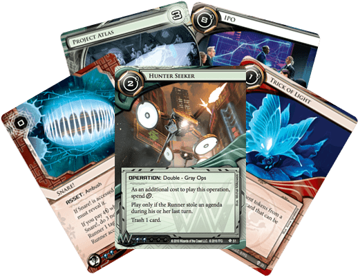 More Realistically, A Double Punitive After The Runner - Fantasy Flight Art Sleeves: Android Netrunner: Snare! (571x453), Png Download
