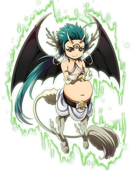 Ace Demon Cry - Djinn Magi Sinbad (505x595), Png Download