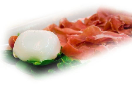 Prosciutto E Mozzarella - Obicà (500x400), Png Download