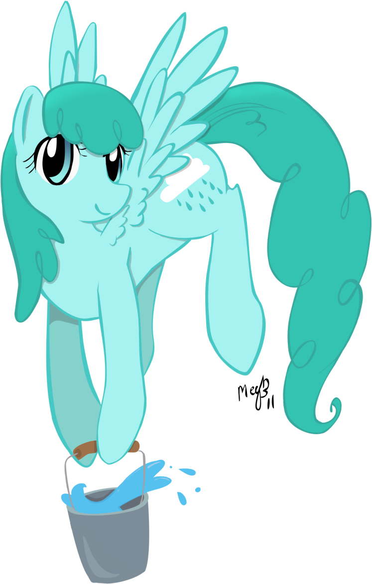 Animeamphitere, Bucket, Safe, Solo, Spring Melody, - Illustration (850x1254), Png Download