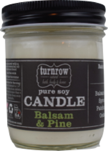 Balsam & Pine Candle - Candle (346x480), Png Download