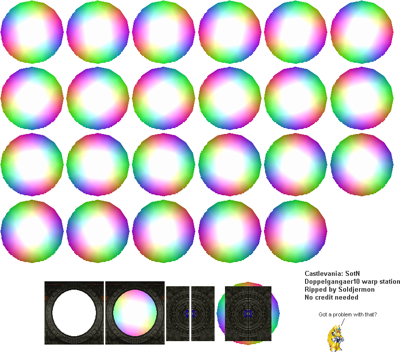 Click For Full Sized Image Doppelganger10's Warp Station - Warp Sprite (820x724), Png Download