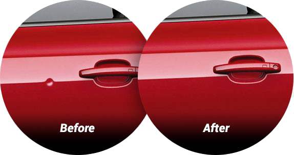 Urban Auto Spa Of Franklin Lakes Offers A Paint-less - Paintless Dent Repair (574x304), Png Download
