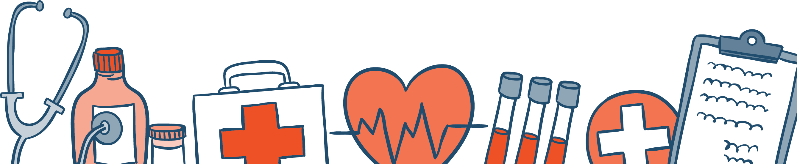 Medical Clipart Health Issue - Medical Problem Clipart (2728x714), Png Download