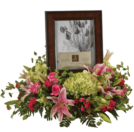 Tender Thoughts Funeral Arrangement - Cremation Flowers Funeral (500x611), Png Download