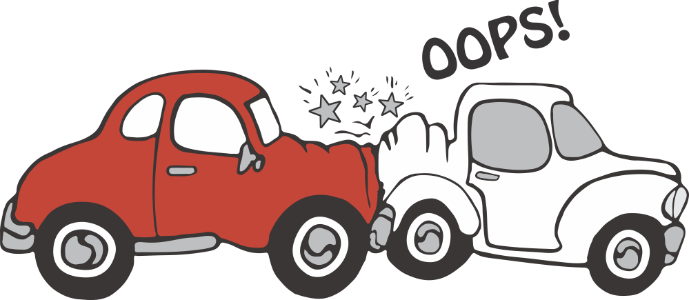 Car Dent Clipart (999x435), Png Download