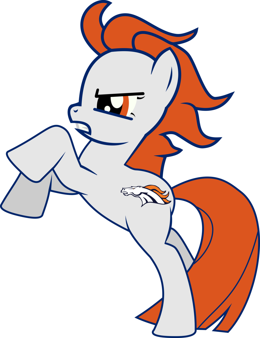 Clip Transparent Bronco Drawing Deviantart - Broncos Pony (900x1170), Png Download