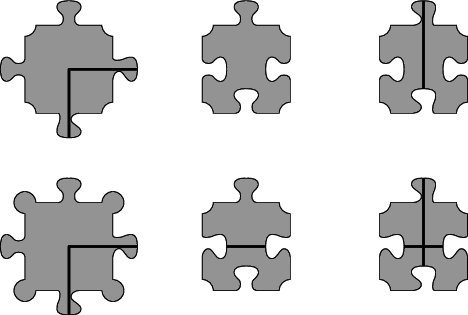 Six Notched Squares - Science (468x315), Png Download
