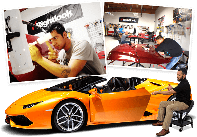 Rightlook Paintless Dent Repair Training And Equipment - Paintless Dent Repair School Logo (684x482), Png Download