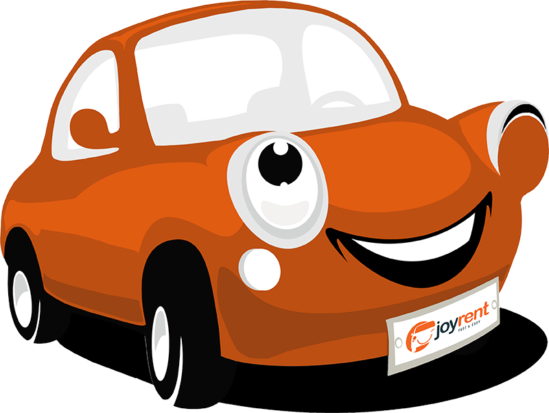 Joyrent Car Rental Company Profile Clip Transparent - Car For Rent Cartoon (800x602), Png Download