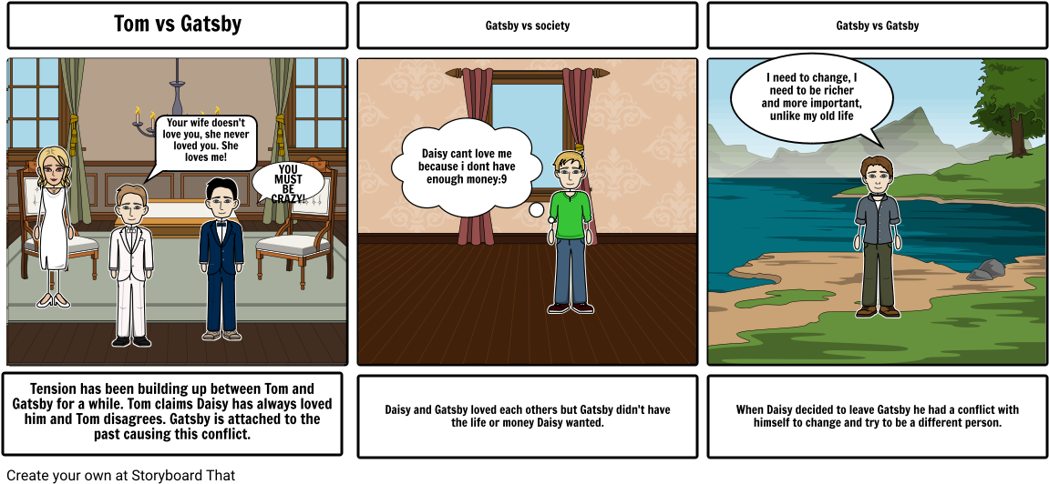 Conflict In The Great Gatsby - The Great Gatsby (1164x549), Png Download