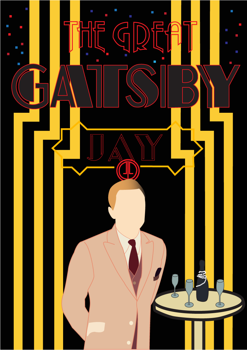 This Is My Rich Activity, Retro Movie Poster Version - Great Gatsby Movie Vector (1162x1225), Png Download