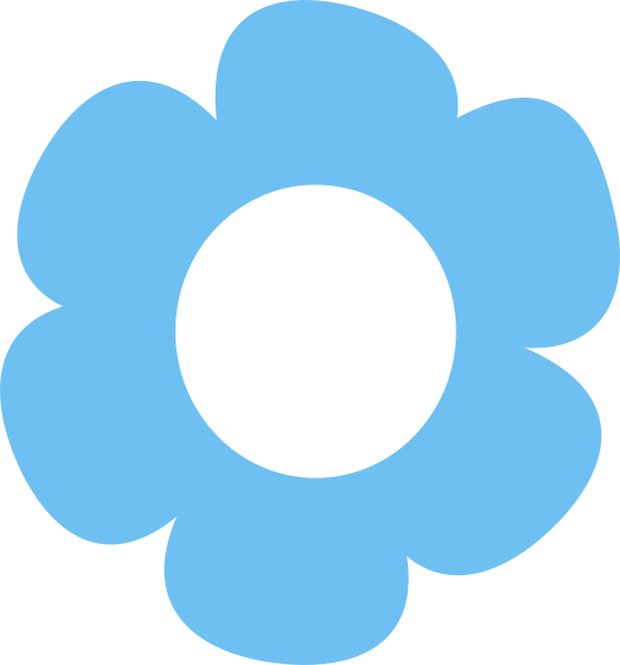 Clip Art Rosa Azul (558x599), Png Download