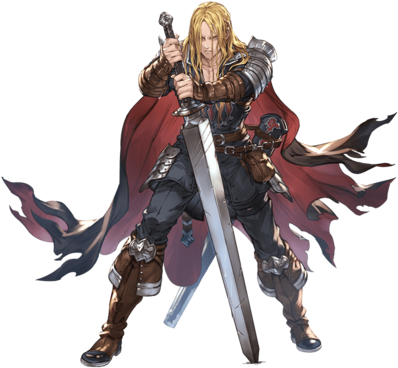 Lucius A - Granblue Fantasy Male Characters (480x400), Png Download