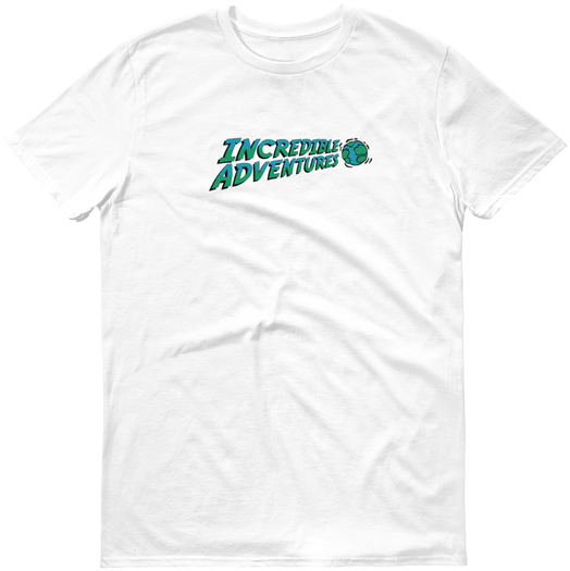 Incredible Adventures Men's Retro Logo Tee In White - Active Shirt (600x600), Png Download