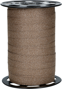 Gift Ribbon Glitter Brown - Laundry Basket (360x360), Png Download