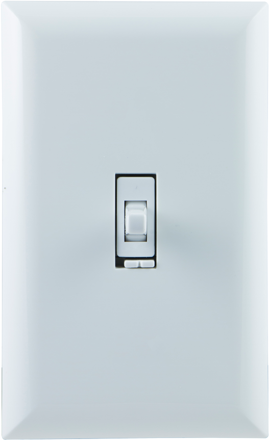 Ge In-wall Smart Dimmer Toggle Switch - Monochrome (1000x1000), Png Download