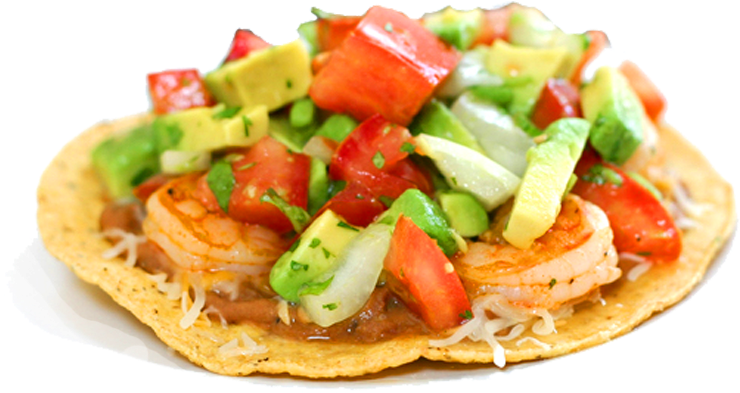 Tostadas - Shrimp Tostadas (880x880), Png Download