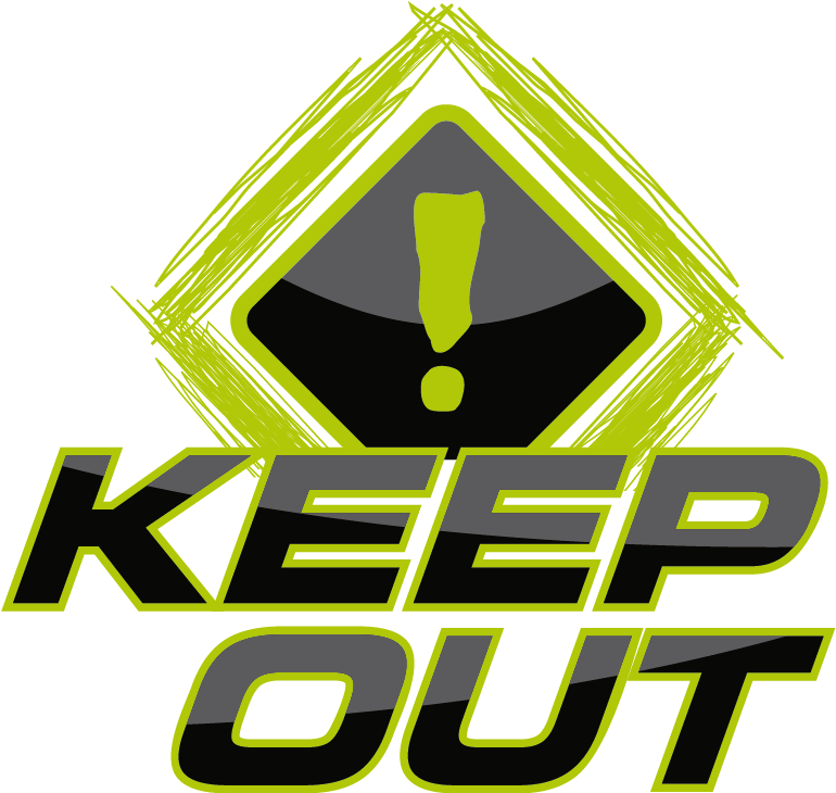 Keep Out Gaming - Graphic Design (2919x1023), Png Download