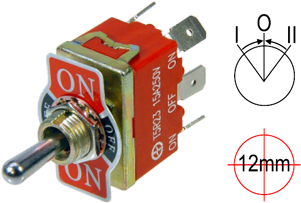 24550 Metal Toggle Switch - Electronic Component (500x500), Png Download