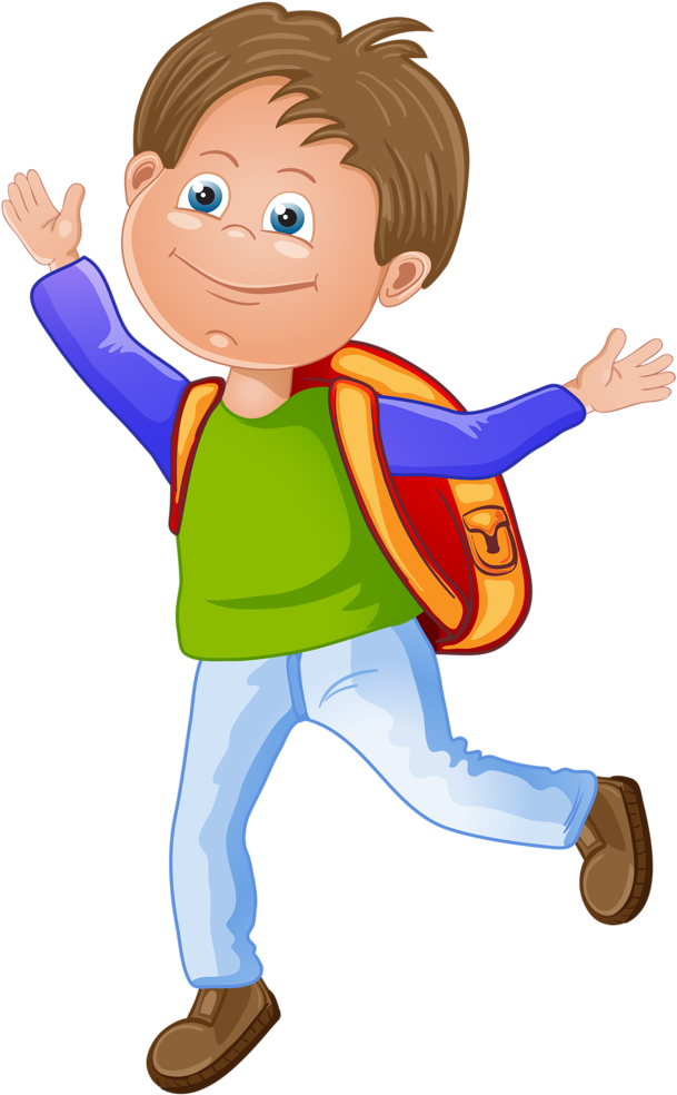 Фото, Автор Soloveika На Яндекс - School Students Cartoon Images Png (641x1024), Png Download