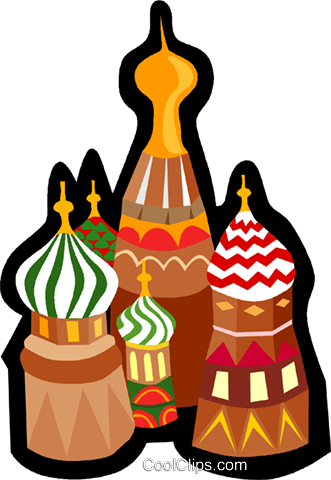 Kremlin Royalty Free Vector Clip Art Illustration Vc004831 - Kremlin Clipart (331x480), Png Download