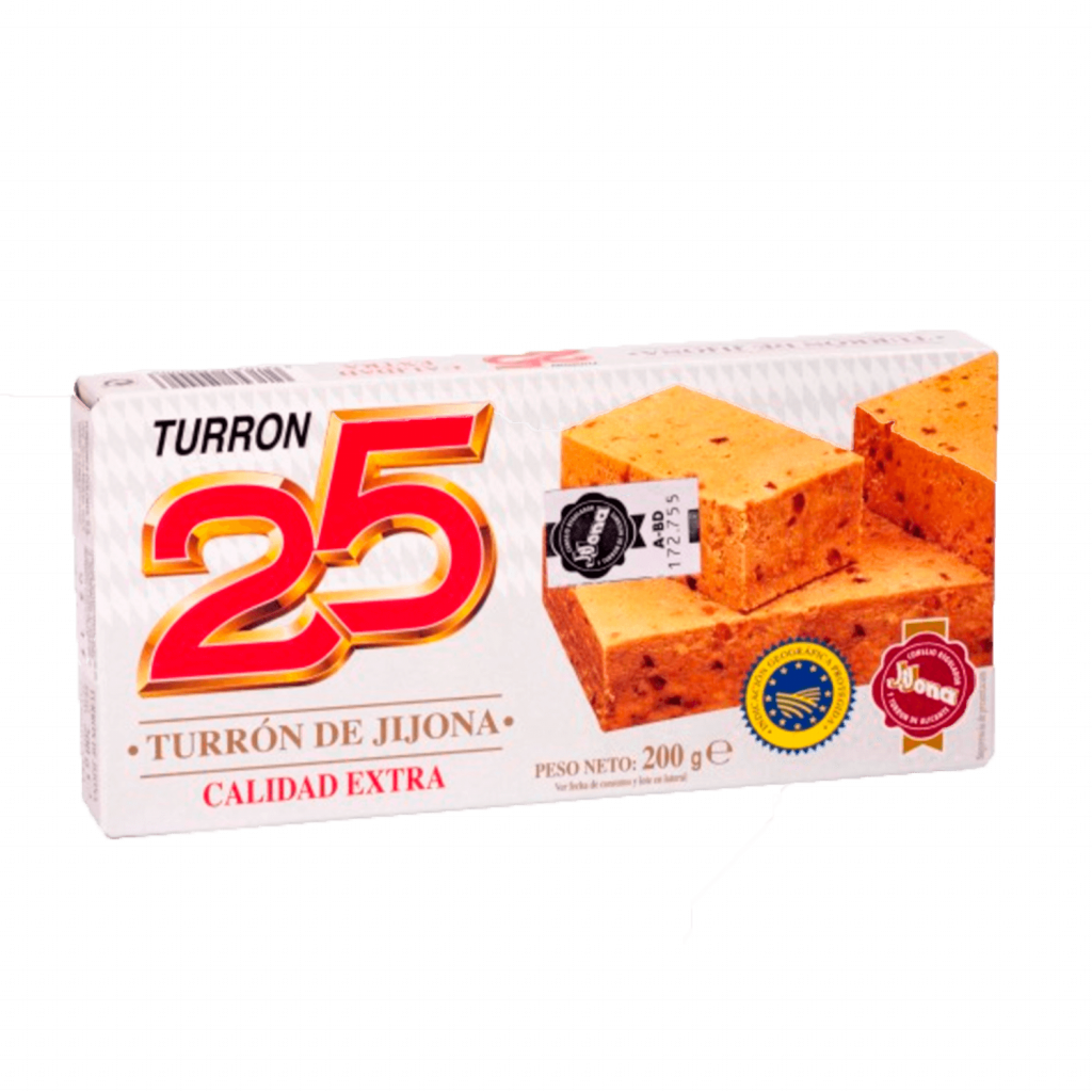 Turron 25 Blando De Yema Tostada Supreme Quality 200 - Turrón (1024x1024), Png Download