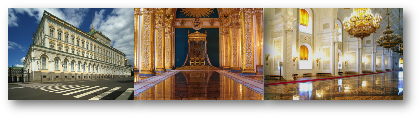 Grand Kremlin Palace Tour - Большой Кремлевский Дворец (1444x413), Png Download