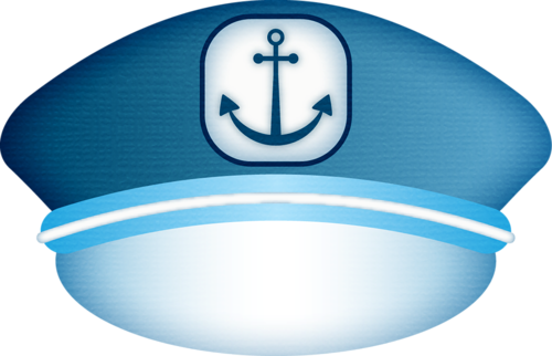 Free Download Captain's Hat Clipart Sailor Cap Hat - Nautical Sailor Hat Clip Art (500x322), Png Download