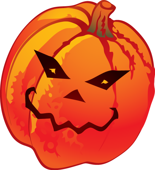 Download Icon - Dibujos De Halloween Pintados (519x569), Png Download