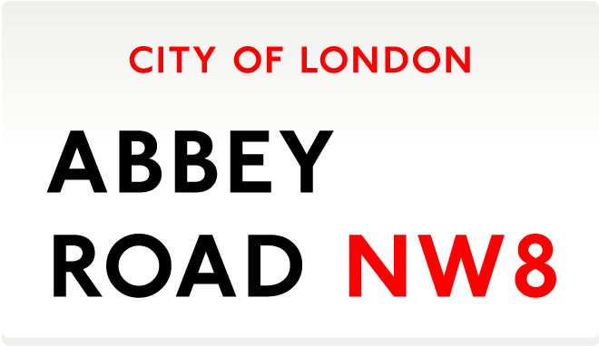 Abbey Road Sign - Octubre 2018 Dias Festivos (754x679), Png Download