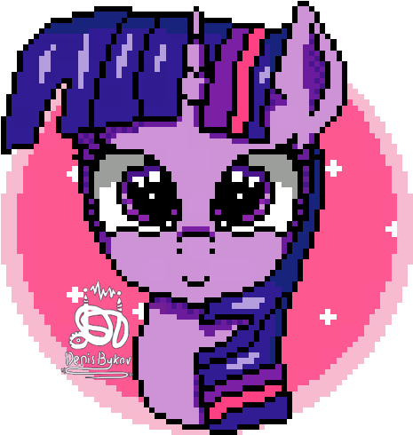 Xflutt, Cute, Female, Looking At You, Mare, Pixel Art, (485x529), Png Download