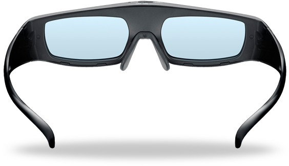 3d Eyewear For Plasma Tv - Panasonic Ty-er3d4mu 3d Active Shutter Glasses (613x460), Png Download