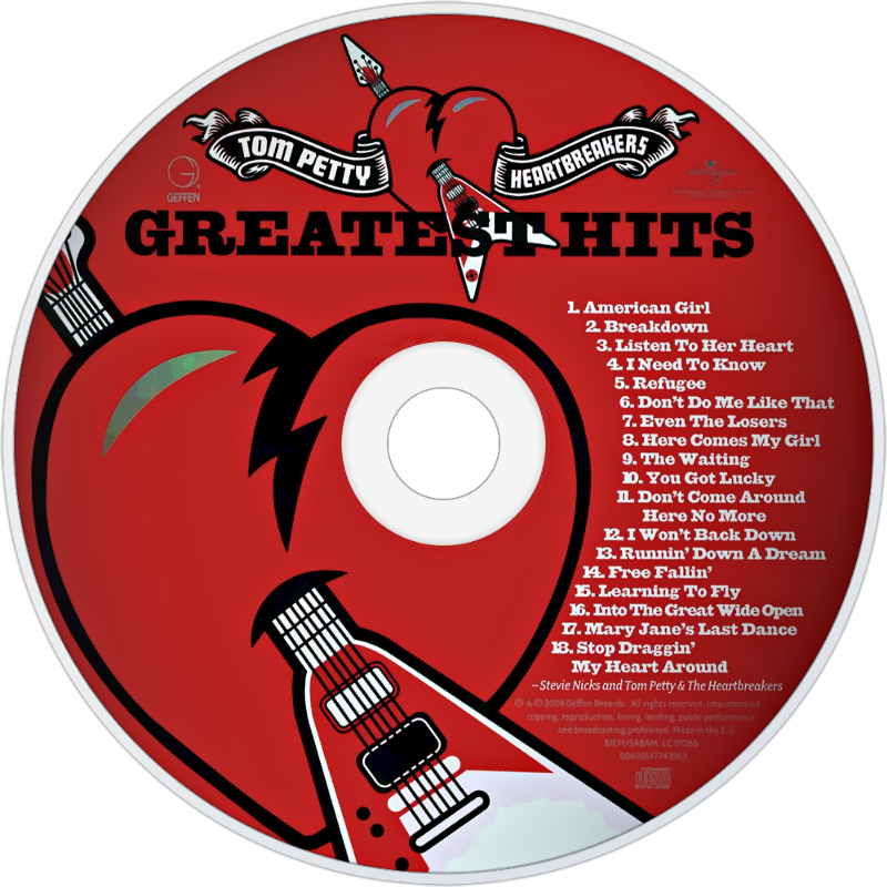 The Tom Petty Page Came In 4th - Tom Petty And The Heartbreakers Greatest Hits Songs (800x800), Png Download