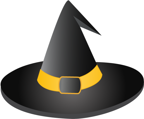 Hat Icon - Format - Png - Iconos De Halloween Png (500x500), Png Download
