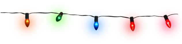 Productividad - Serie De Luces Navideñas Png (640x199), Png Download