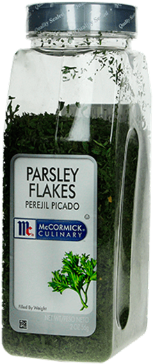 Perejil En Hojas 56 Gr - Mccormick For Chefs Mccormick Parsley Flakes (268x550), Png Download