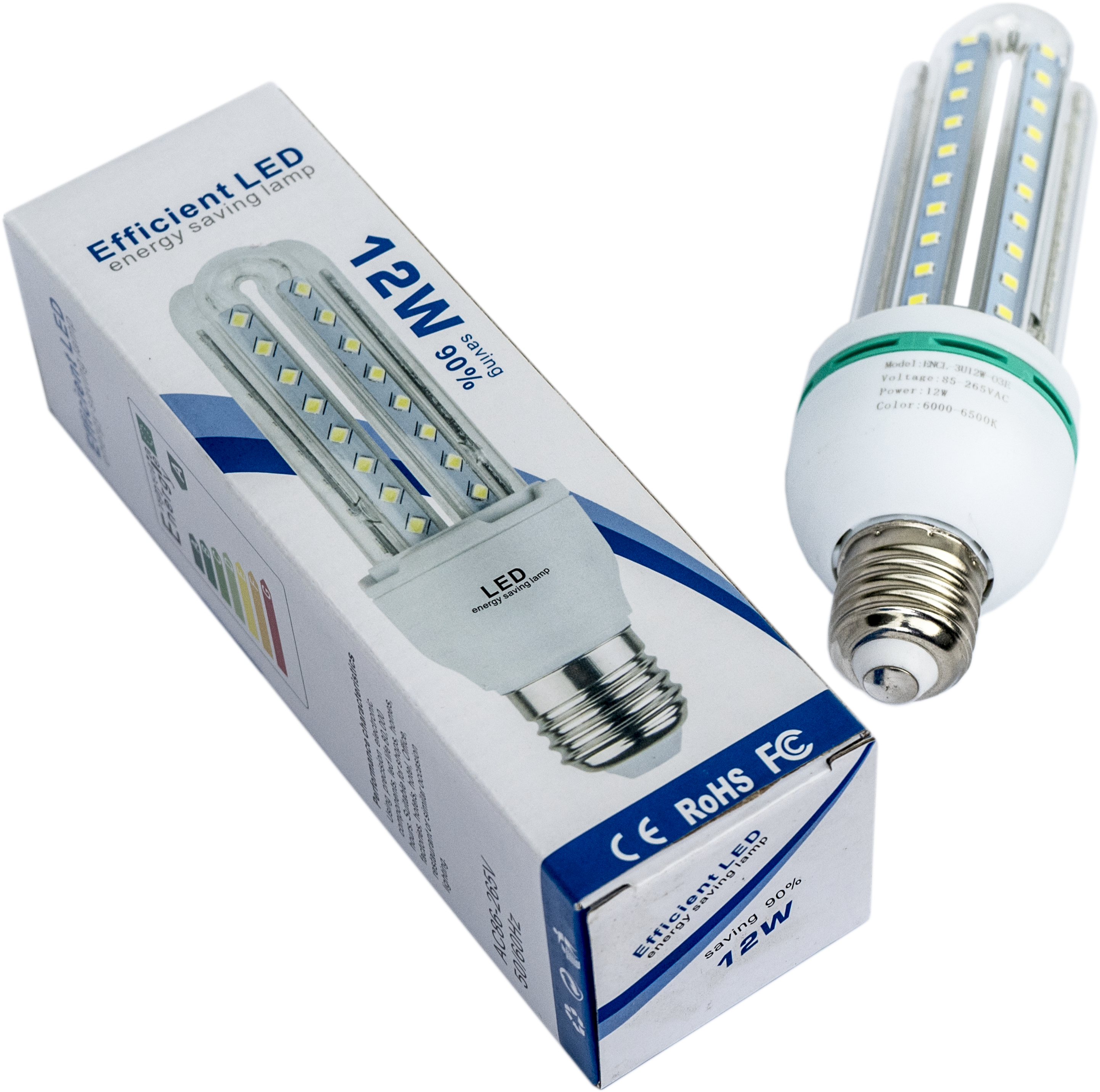 Luces Led Modelo U/maiz - Led Lamp (3248x3318), Png Download