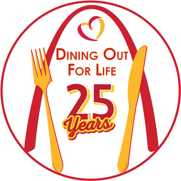 Dining Out For Life 25th Logo - Horizon Observatory (589x587), Png Download