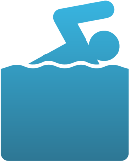 Swimming Temporary Tattoo - Tattoo (350x350), Png Download
