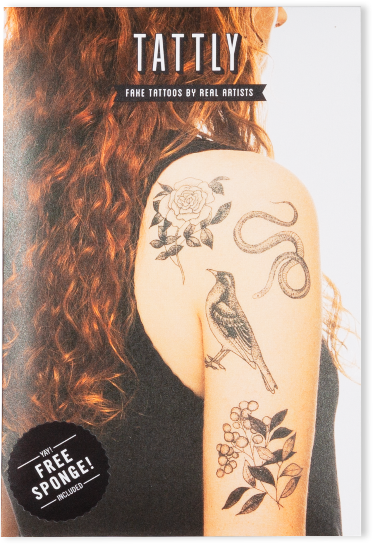 Flora And Fauna Set - Tattly Temporary Tattoos Flora & Fauna Set, 1 Ounce (2048x2048), Png Download