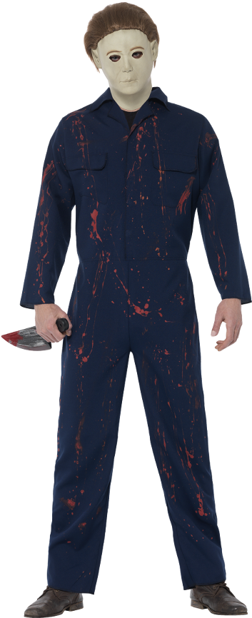 Halloween Michael Myers H20 - Michael Myers Costume (649x865), Png Download