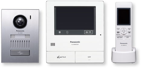 Wireless Video Intercom Vl-swd501 - Panasonic Intercom (561x455), Png Download