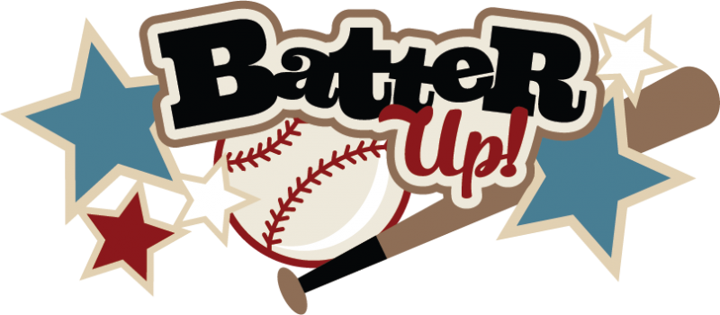 Batter Up Svg Scrapbook Title Baseball Svg Files Baseball (800x350), Png Download