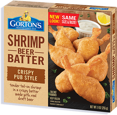 Premium Beerbattershrimp 139205 - Gorton's Garlic Butter Shrimp Scampi - 10.5 Oz Box (420x420), Png Download