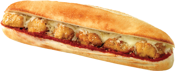 Chicken Parmesan Sub - Chicken Parm Sandwich Png (600x600), Png Download