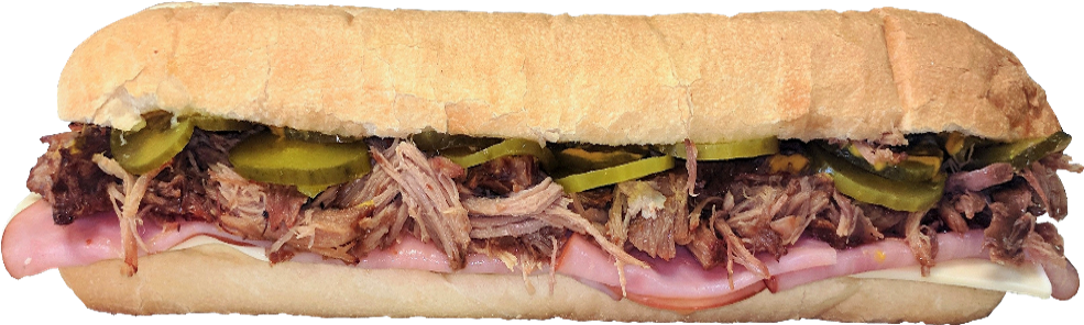 Cuban Sub - Fast Food (1000x300), Png Download