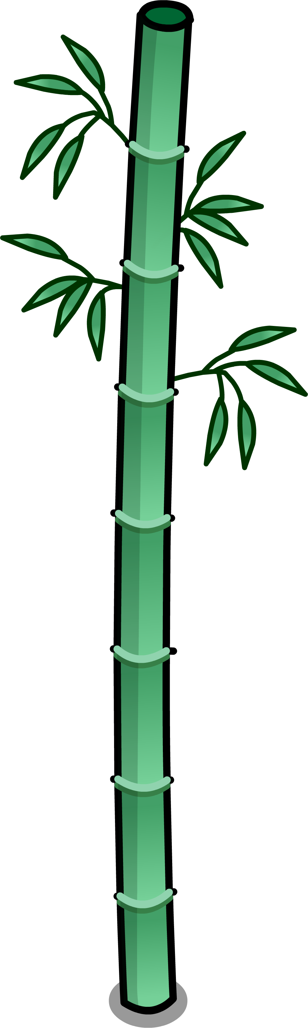 Bamboo Stalks Sprite 002 - Bamboo And Trees Sprites (991x3299), Png Download