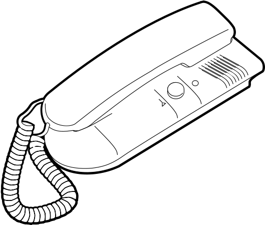 Intercom Kocom Audio - Clip Art (637x900), Png Download