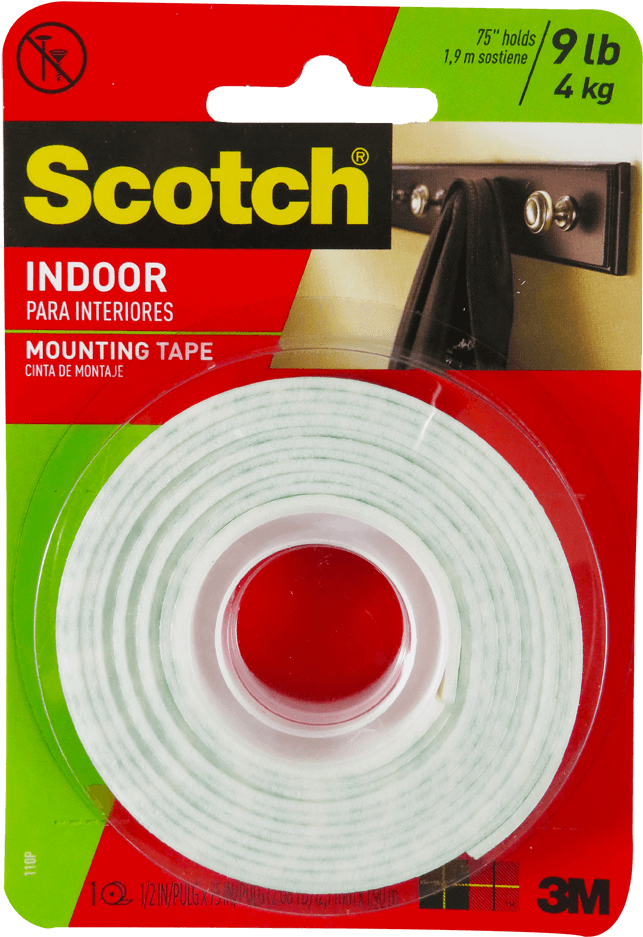 Download Cinta Para Montaje 1/2"x75" 110sp Scotch Heavy Duty Indoor
